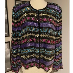 Vintage TAIT MATE Sequin Jacket, NWT!